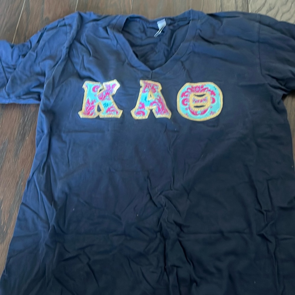 Kappa Aloha Theta Letters Shirt